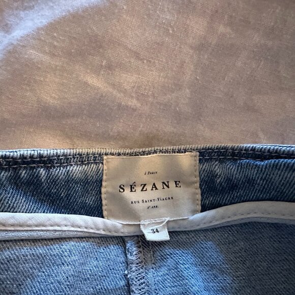 Sezane Rome Shorts - Snow Blue - Picture 5 of 6